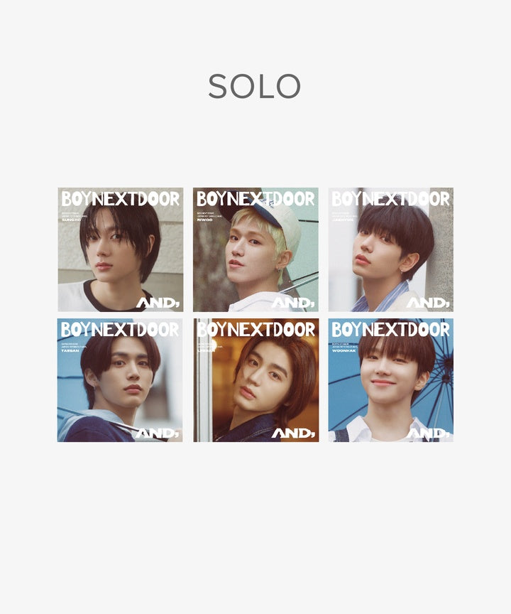 AND,<メンバーソロジャケット盤>