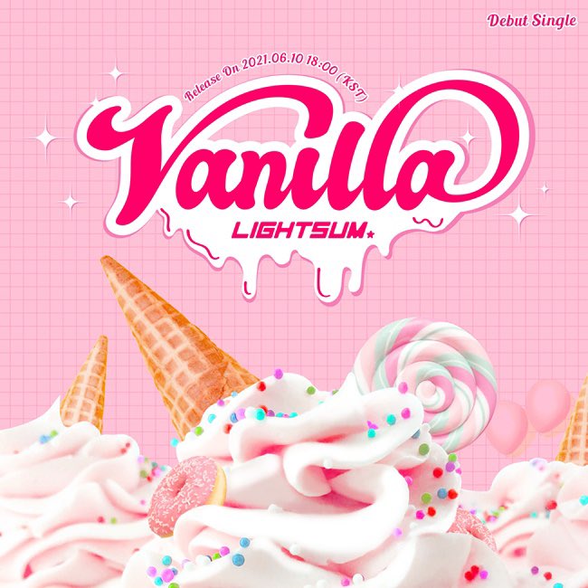 LIGHTSUM 1st Single Album Vanilla