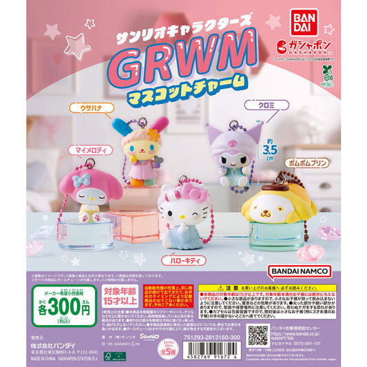 [GASHAPON] Sanrio Characters GRWM Mascot Charm