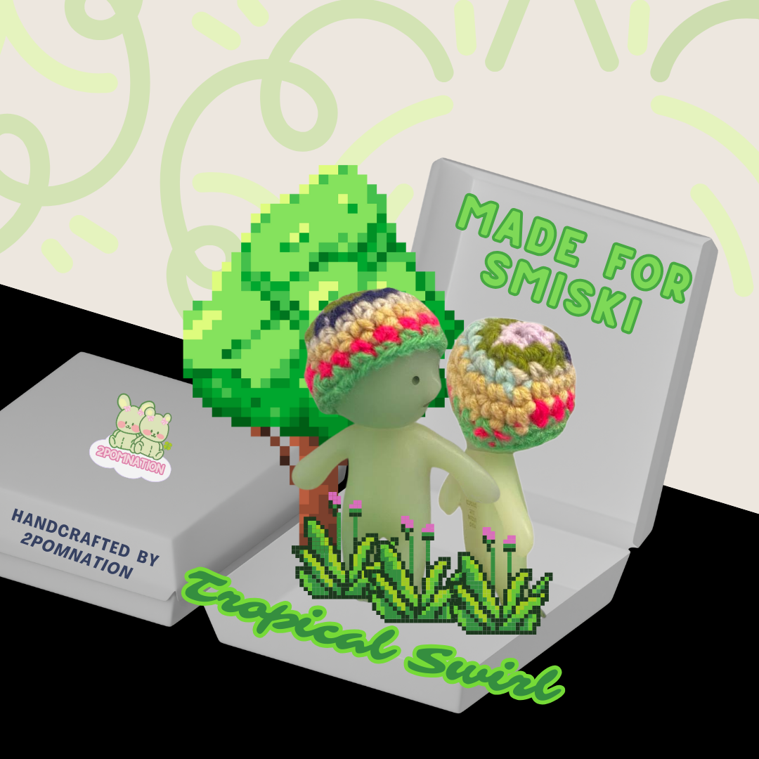 [2POM MADE] Smiski Figure - Tropical Swirl