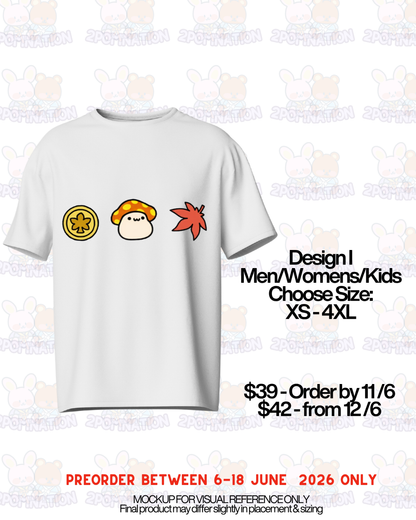 Korea Limited Maple story x UTme! Custom Service Shirt
