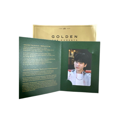 [MERCH] BTS Jungkook Golden The Moments - Photocard & Golden Ticket