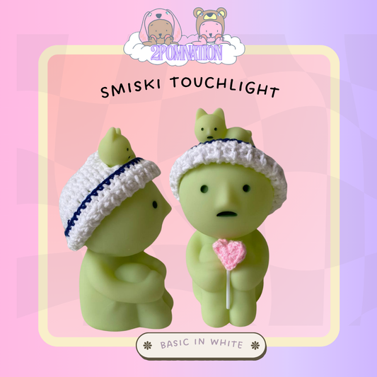 [2POM MADE] Smiski Touchlight - Basic in White