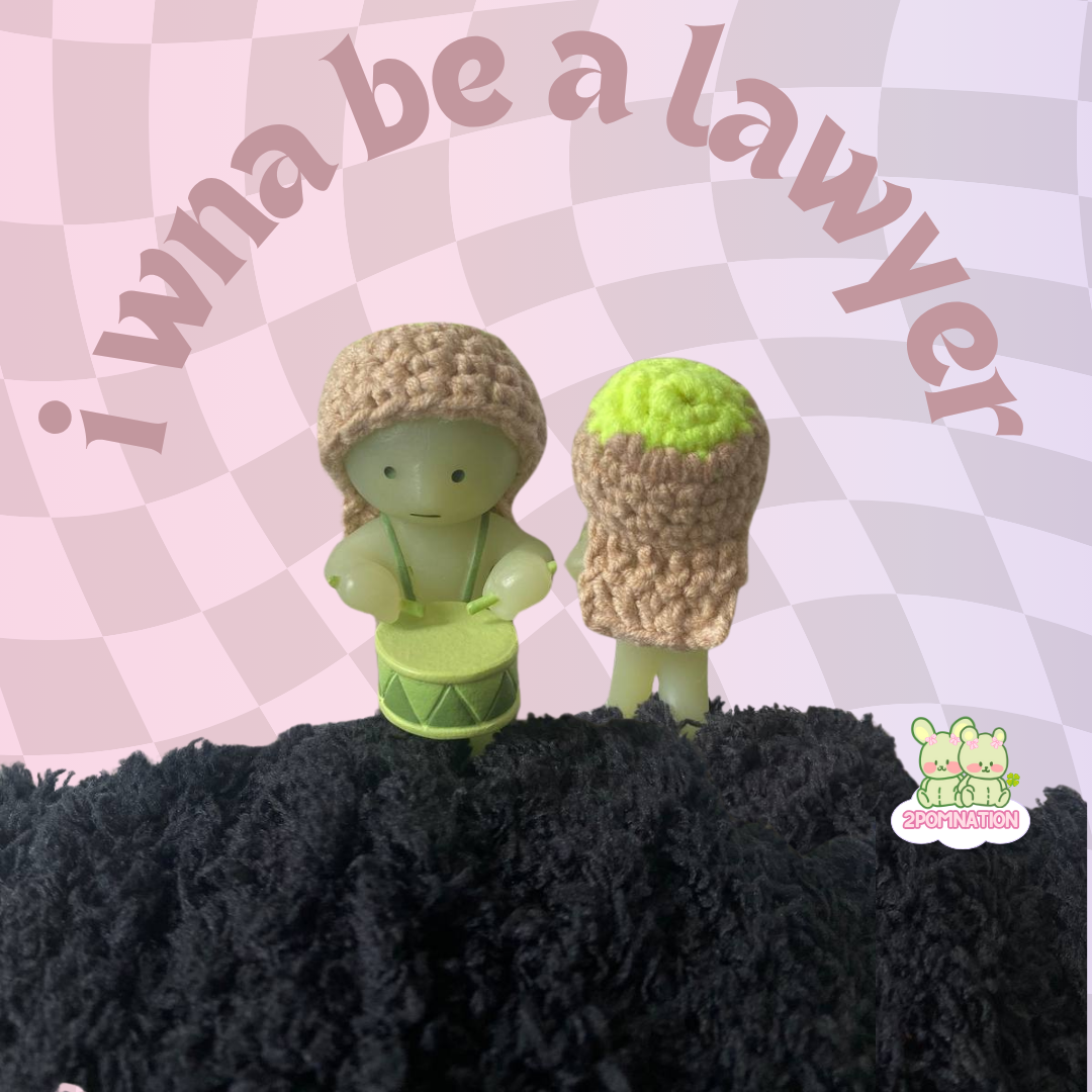 [2POM MADE] Smiski Figure - i wna be a lawyer