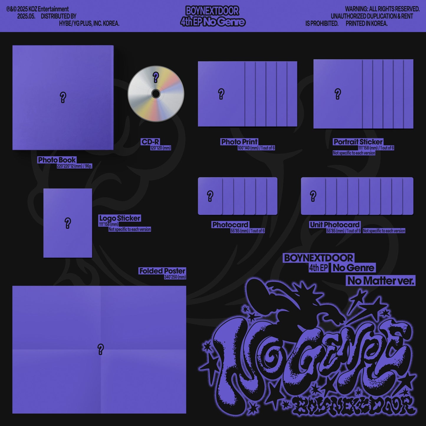 [ALBUM] BOYNEXTDOOR 4th EP No Genre