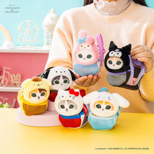 [MERCH] mofusand x Sanrio Characters Outing Bag with Cat Mascot