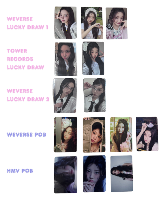 [PHOTOCARD] ILLIT Japan 1st Single '時よ止まれ' Toki Yo Tomare Weverse POB / Lucky Draw