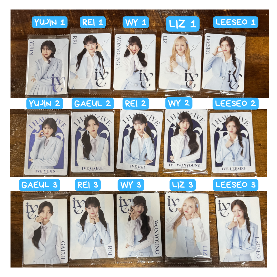 [PC]  IVE Wafer Photocard Pc
