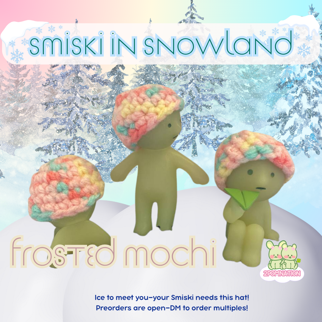 [2POM MADE] Smiski Figure - Frosted Mochi