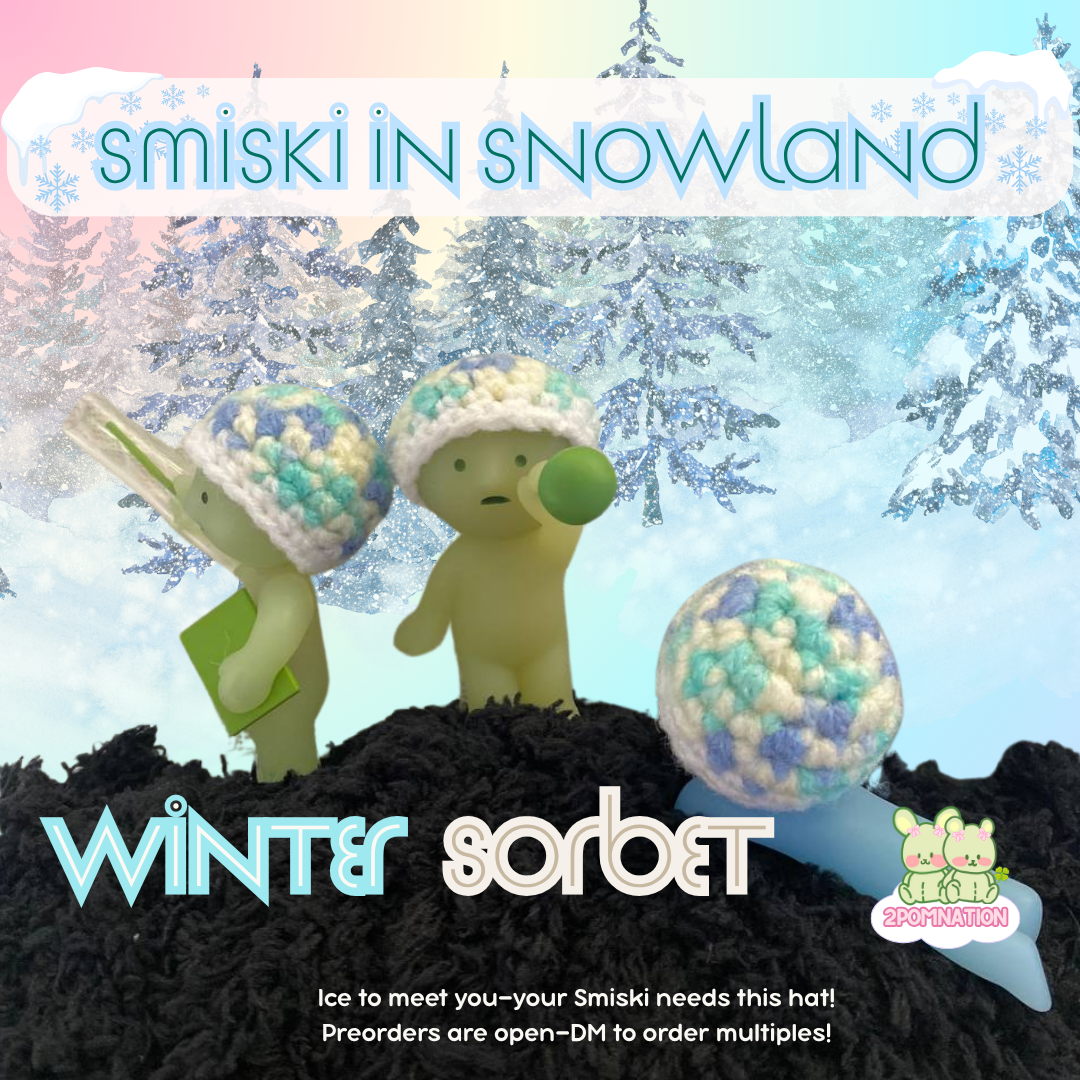 [2POM MADE] Smiski Figure - winter sorbet