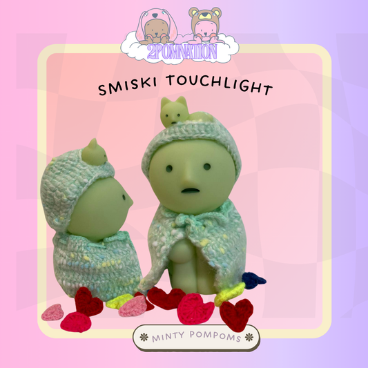 [2POM MADE] Smiski Touchlight - Minty Pompoms