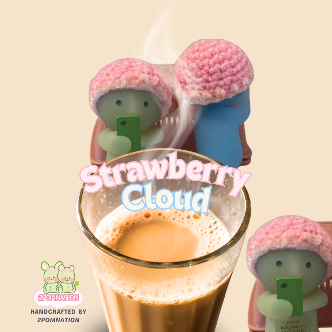 [2POM MADE] Smiski Figure - Strawberry Cloud