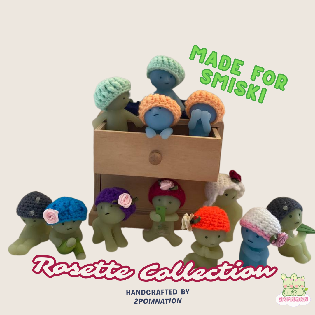 [2POM MADE] Smiski Figure - Rosette Collection