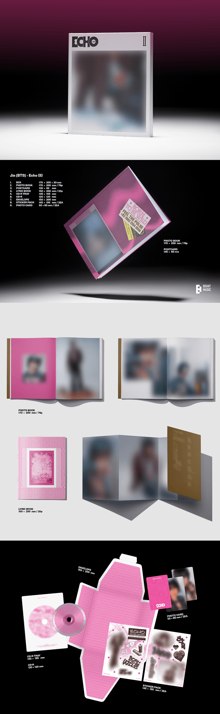 [ALBUM] Jin (BTS) Echo (Standard / Weverse Albums ver.)