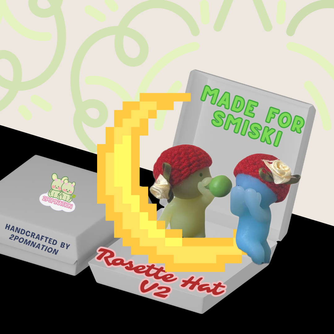 [2POM MADE] Smiski Figure - Rosette Collection