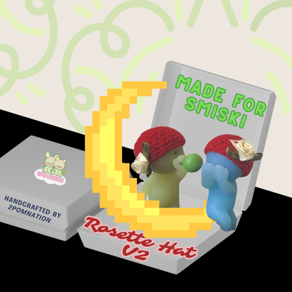 [2POM MADE] Smiski Figure - Rosette Collection