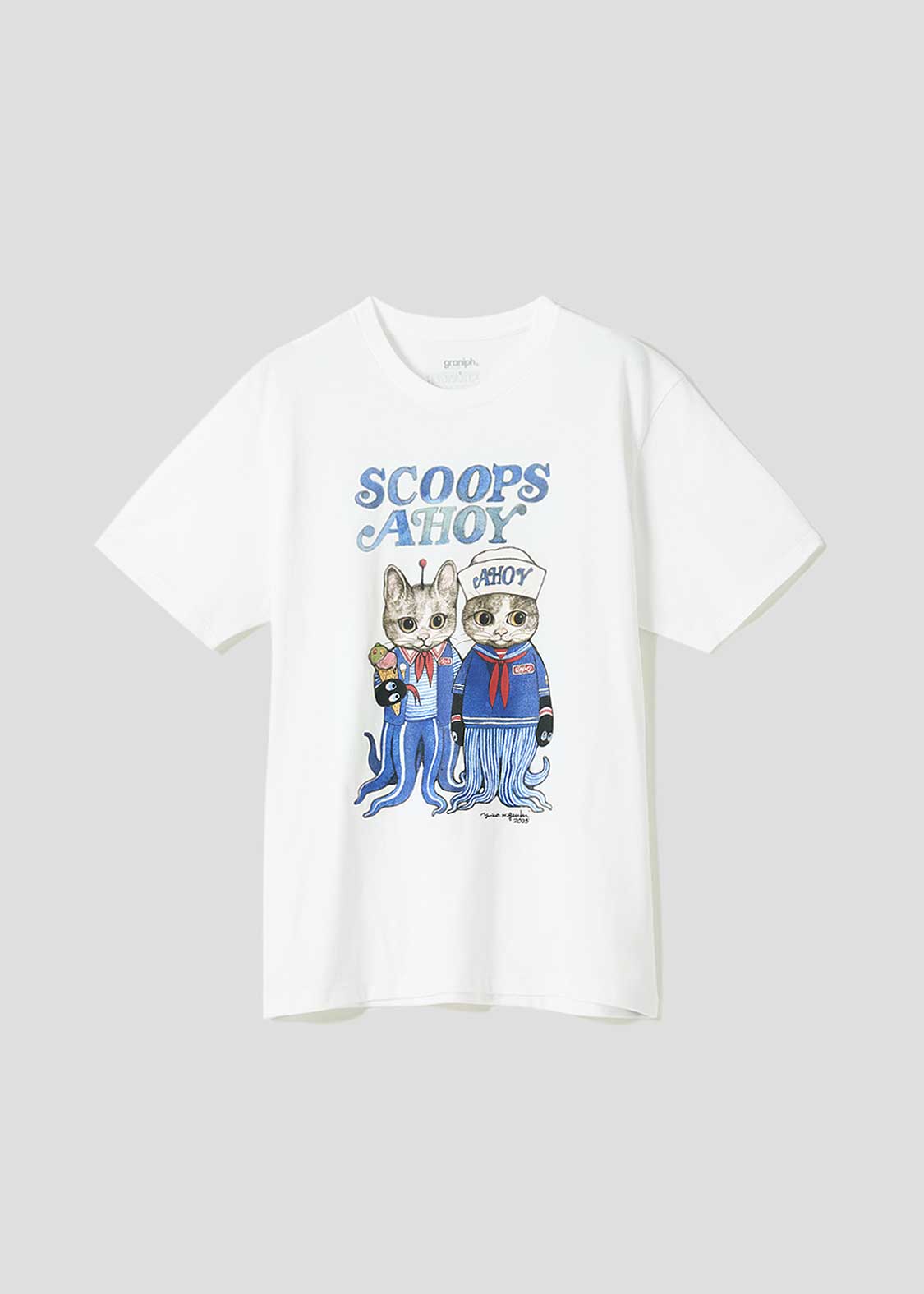 [MERCH] Stranger Things x Graniph Japan Demogorgon Gustave drawn by Yuko Higuchi T-shirt