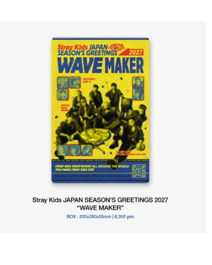 [2027] Stray Kids JAPAN SEASON’S GREETINGS 2027 “WAVE MAKER”