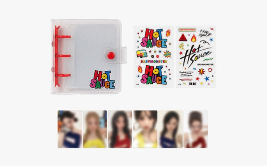[MERCH]  HOTSAUCE BABYMONSTER TRADING PHOTOCARD PACK / Binder Sharing Set /  PVC PHOTOCARD HOLDER