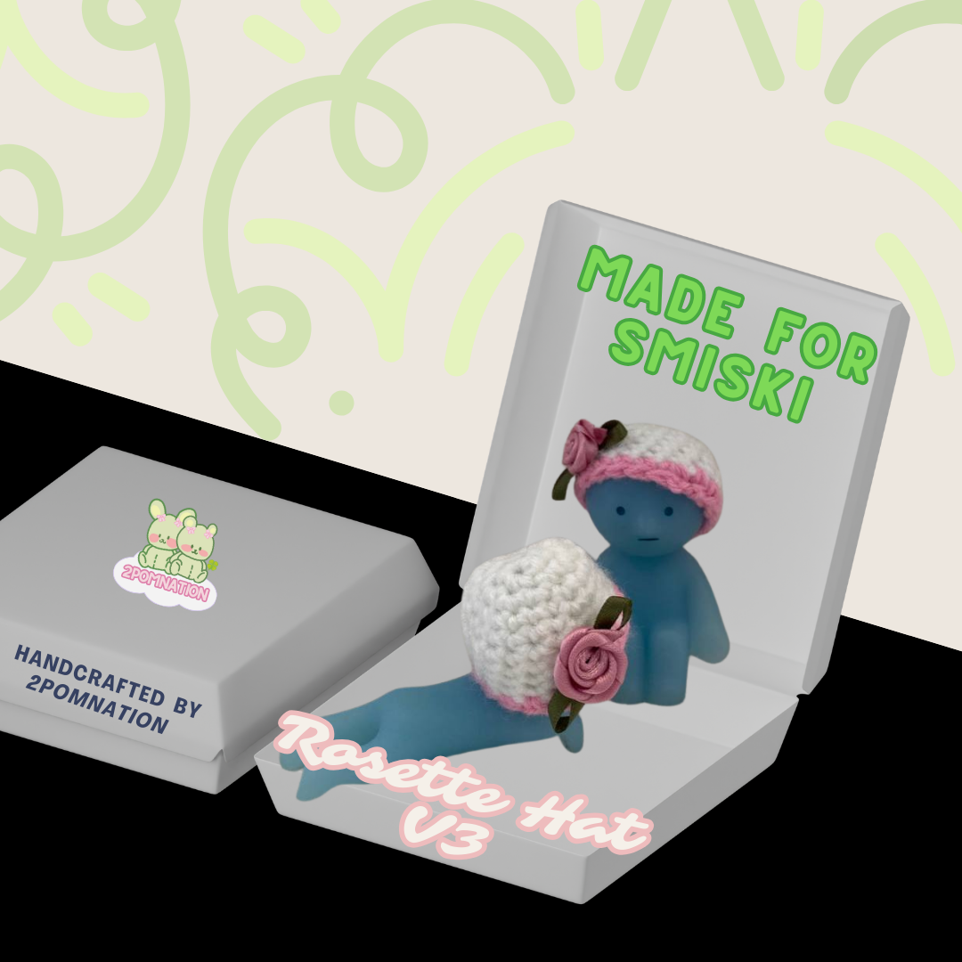 [2POM MADE] Smiski Figure - Rosette Collection