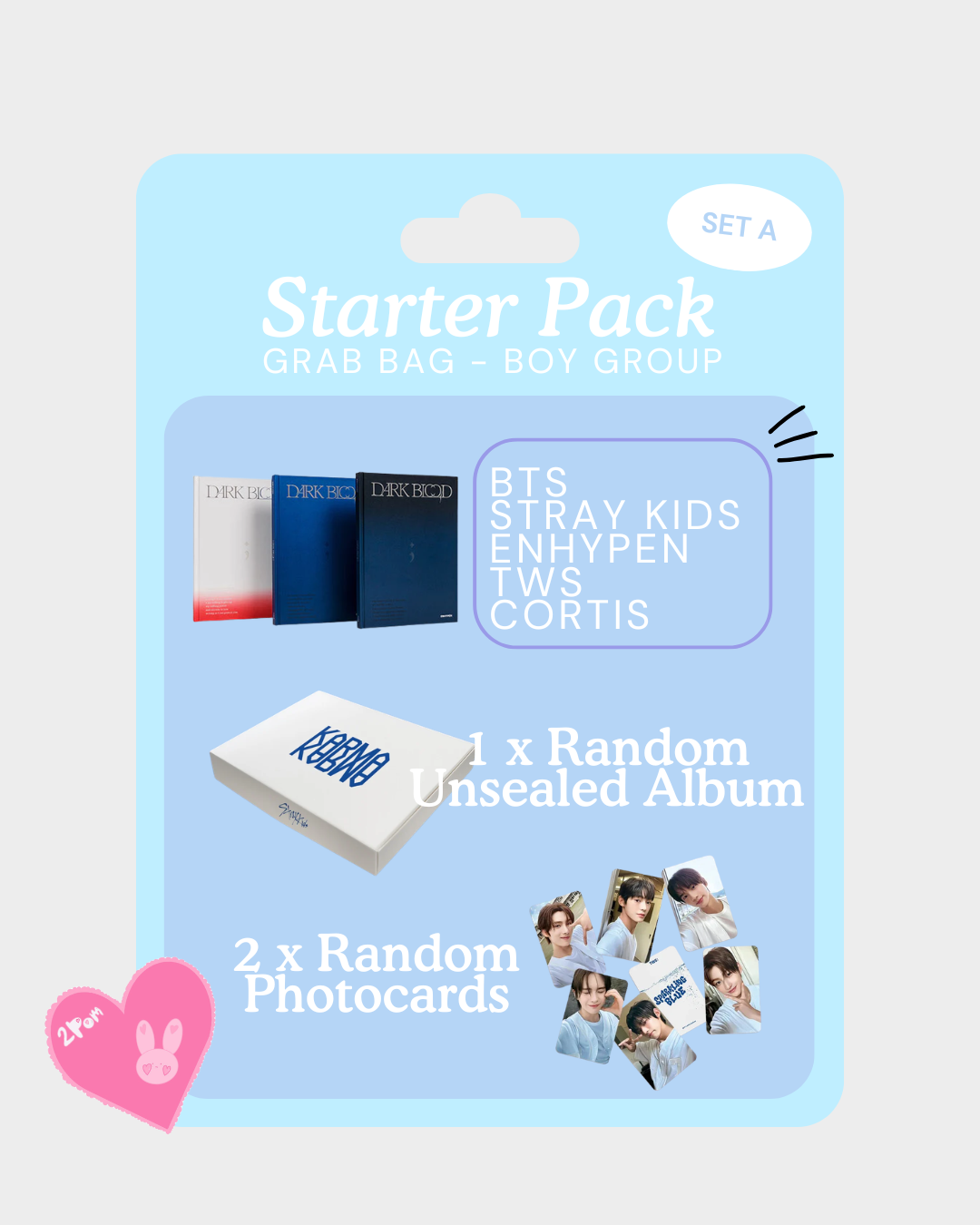 [GRAB BAG] KPOP Boy Group Starter Pack