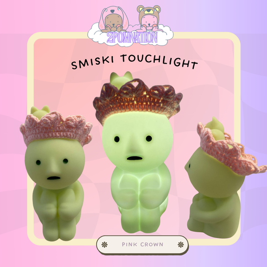 [2POM MADE] Smiski Touchlight - Pink Crown
