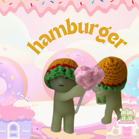 [2POM MADE] Smiski Figure - hamburger