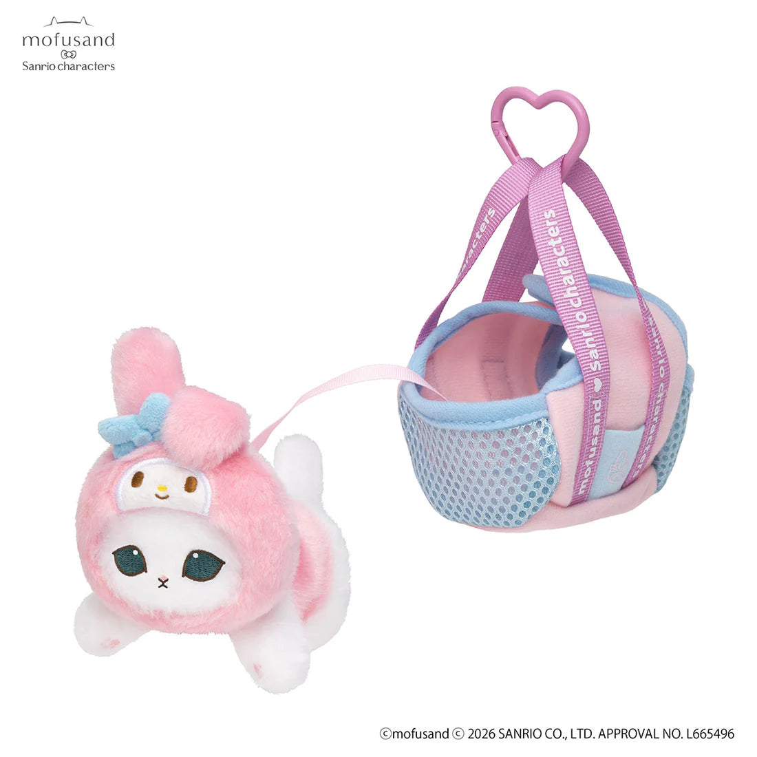 [MERCH] mofusand x Sanrio Characters Outing Bag with Cat Mascot