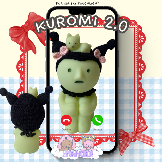 [2POM MADE] Smiski Touchlight - Kuromi 2.0