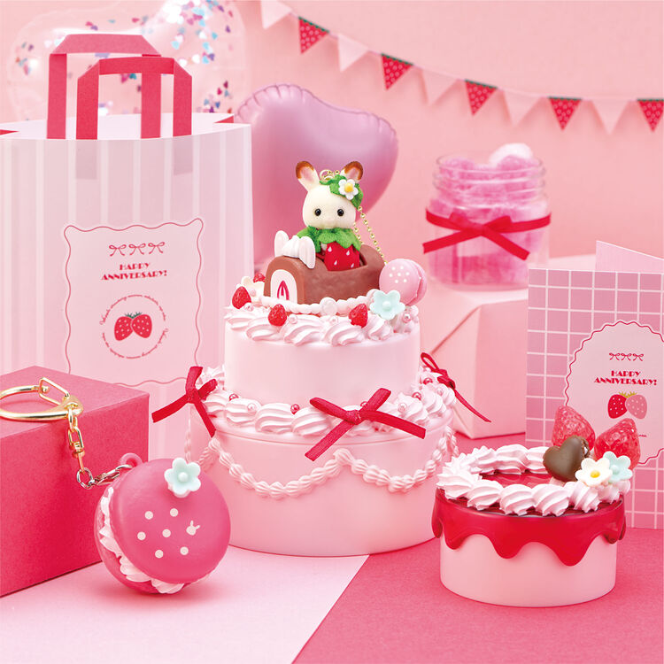 [Sylvanian Families] Strawberry Anniversary Sweets Kit