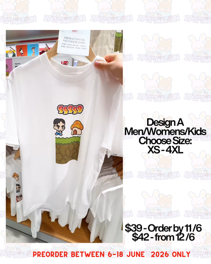 Korea Limited Maple story x UTme! Custom Service Shirt