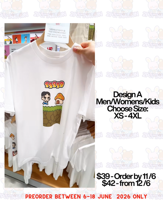 Korea Limited Maple story x UTme! Custom Service Shirt