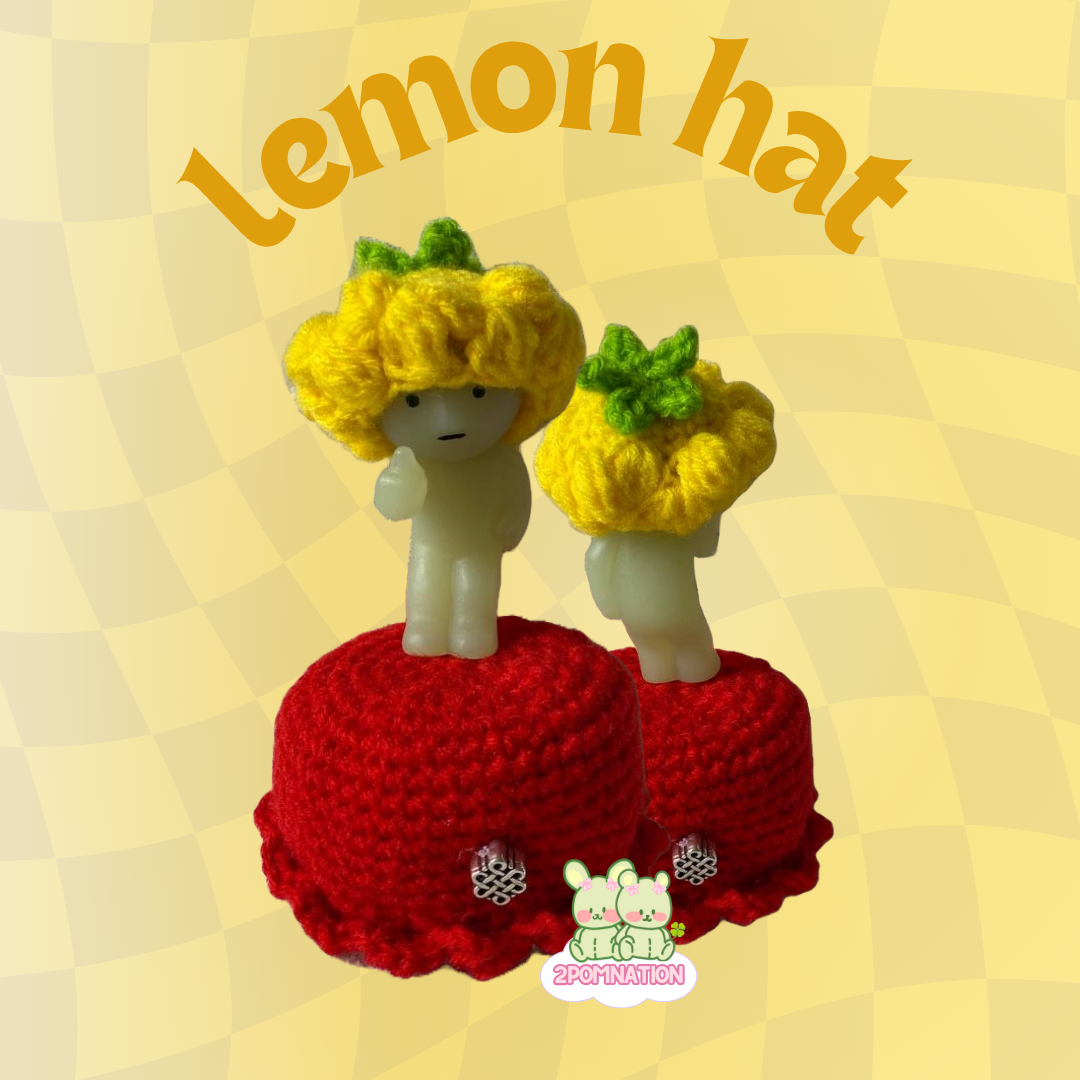 [2POM MADE] Smiski Figure - lemon hat
