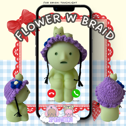 [2POM MADE] Smiski Touchlight - Flower w Braid