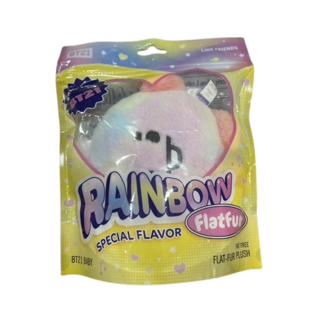 [MERCH] BT21  Rainbow Flat Fur Plush
