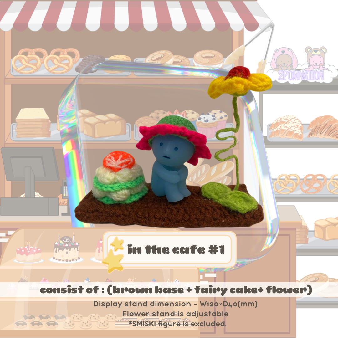 [2POM MADE] Smiski Café Stand - in the cafe #1