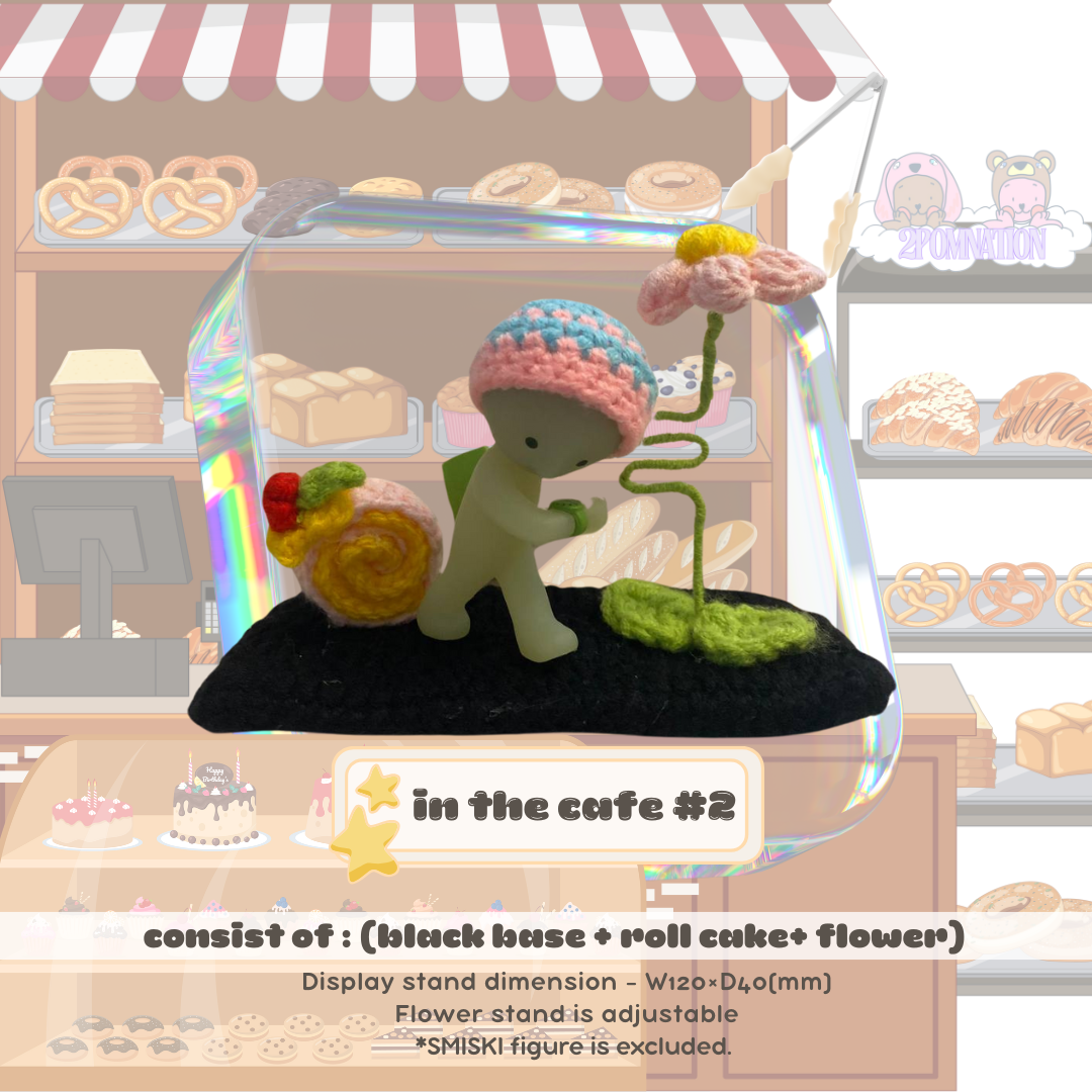 [2POM MADE] Smiski Café Stand - in the cafe #2