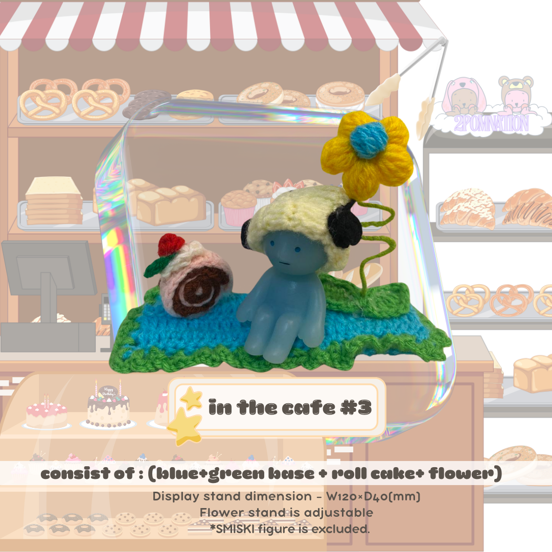 [2POM MADE] Smiski Café Stand - in the cafe #3
