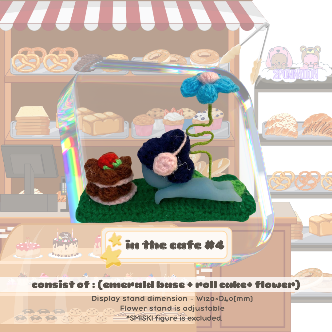 [2POM MADE] Smiski Café Stand - in the cafe #4