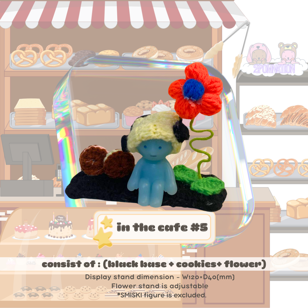 [2POM MADE] Smiski Café Stand - in the cafe #5