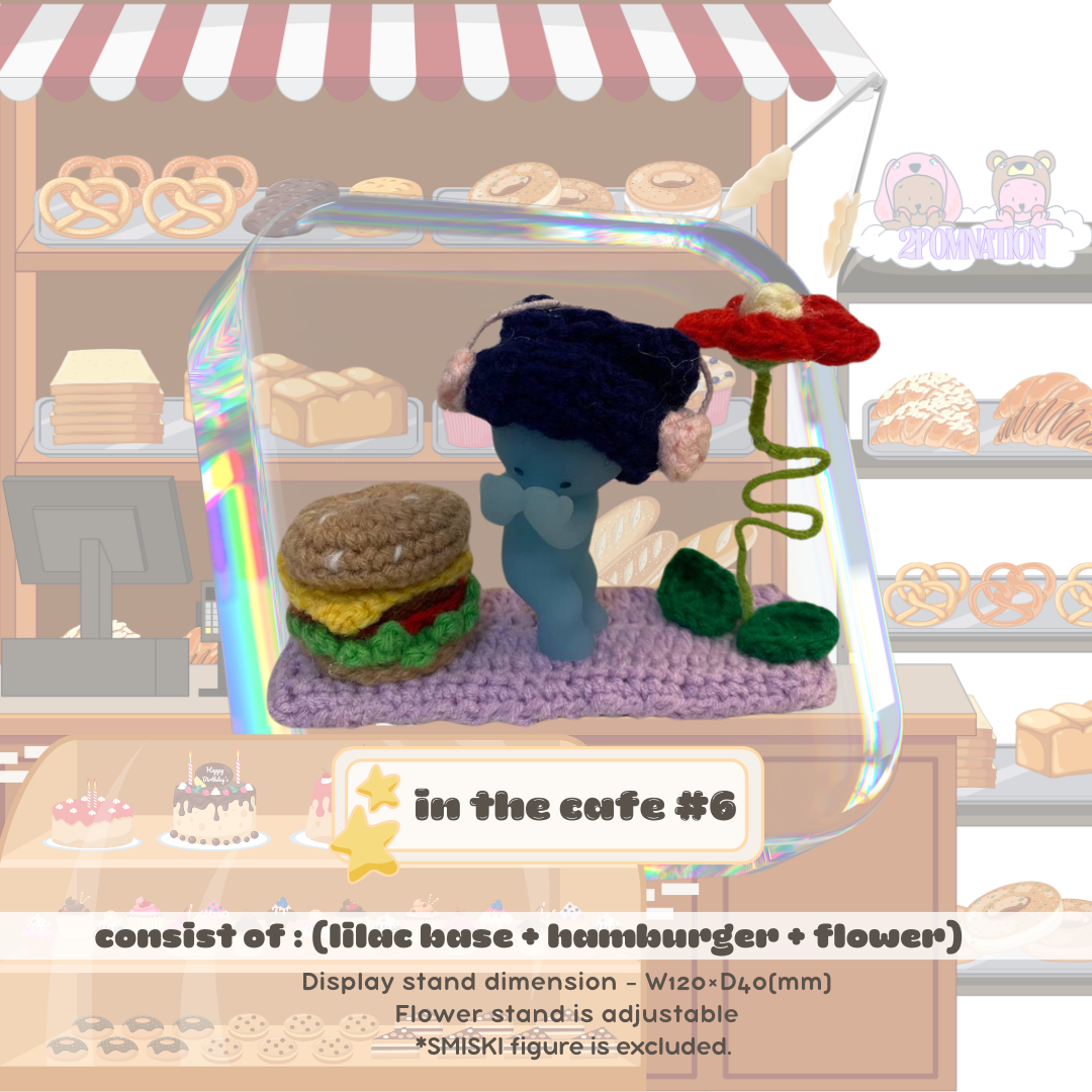 [2POM MADE] Smiski Café Stand - in the cafe #6