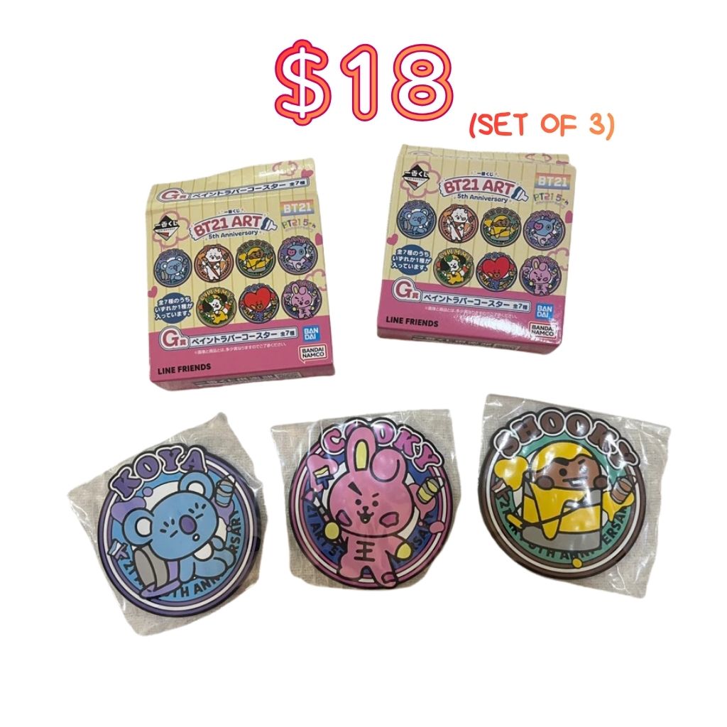 [CLEARANCE SALE] BTS / BT21 / TinyTAN MERCH