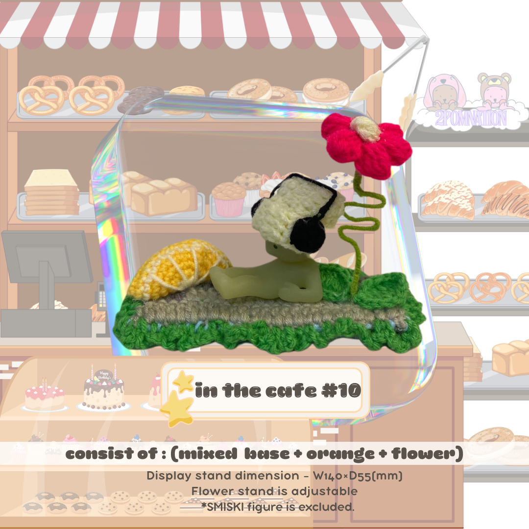 [2POM MADE] Smiski Café Stand - in the cafe #10