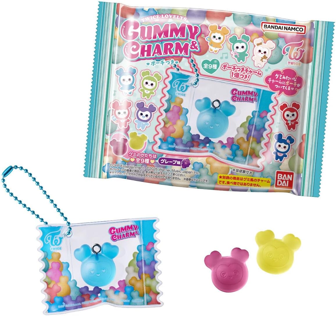[MERCH] TWICE LOVELYS Gummy & Charms + Random Keychain