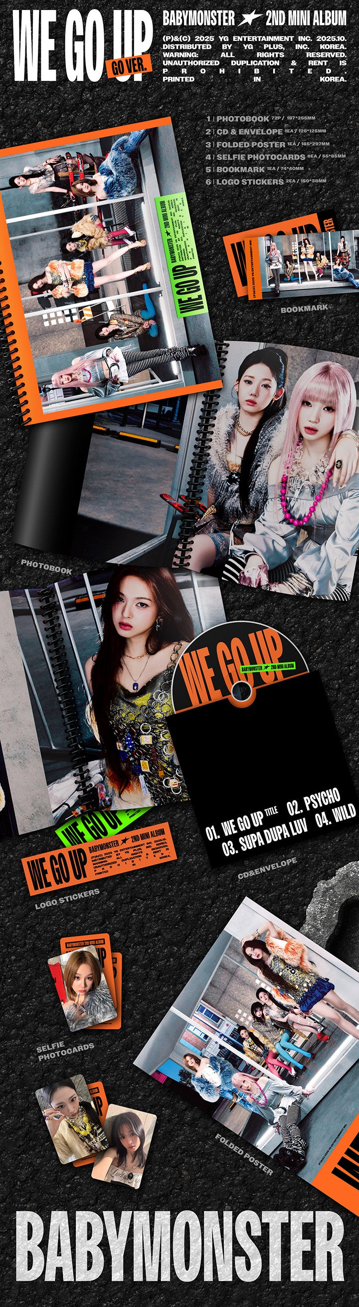 [Photocard] Babymonster We go up Go Ver. PC