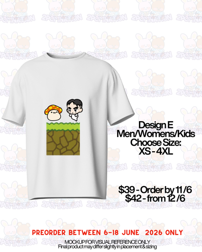 Korea Limited Maple story x UTme! Custom Service Shirt