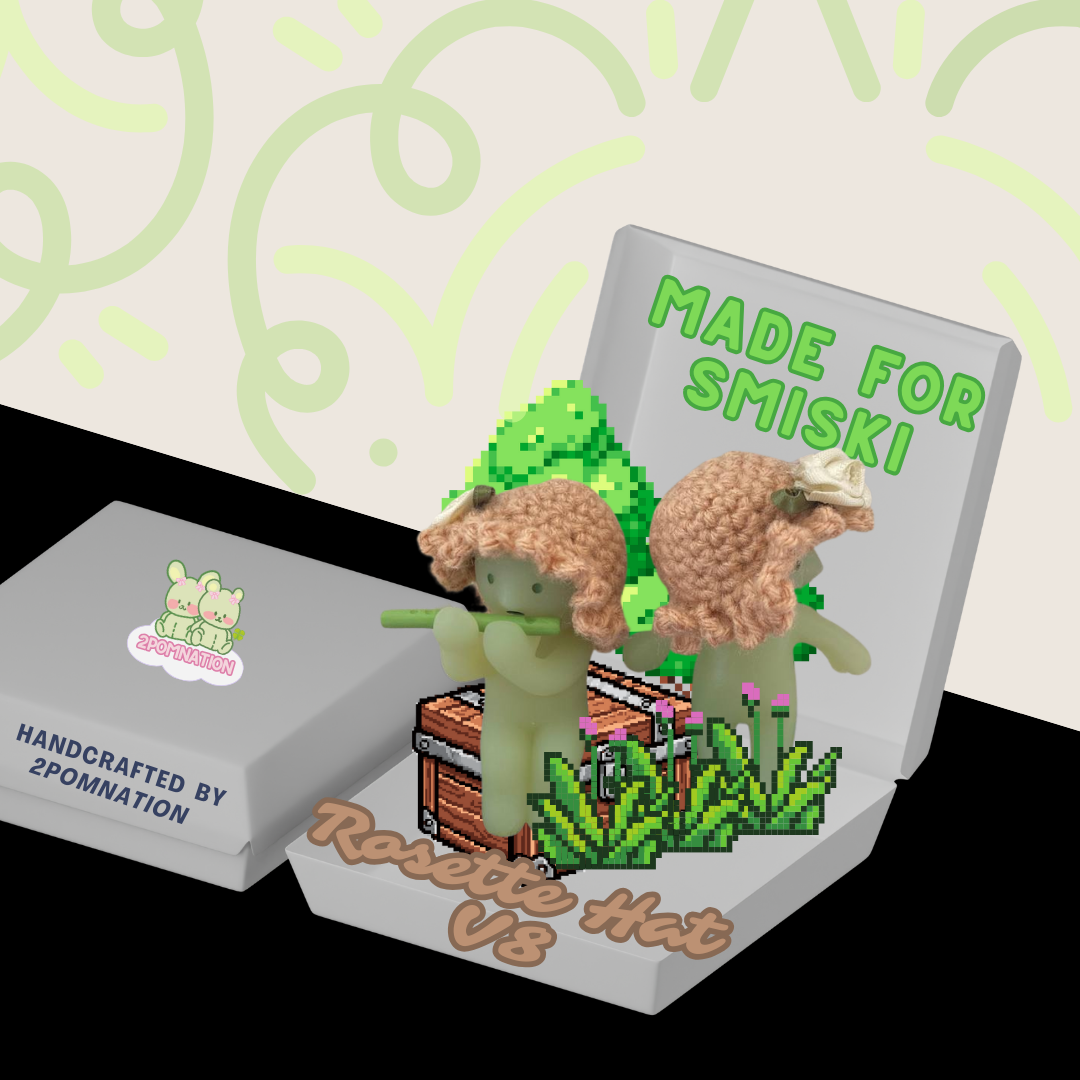 [2POM MADE] Smiski Figure - Rosette Collection