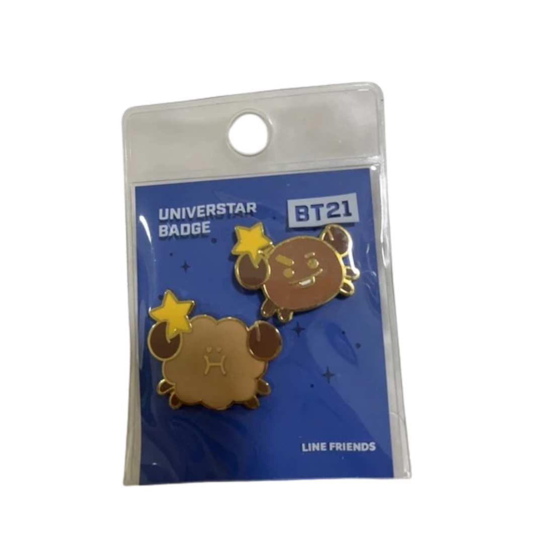 [MERCH] BT21 Summer Ver Metal Badge Set
