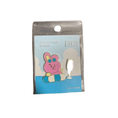 [MERCH] BT21 Summer Ver Metal Badge Set