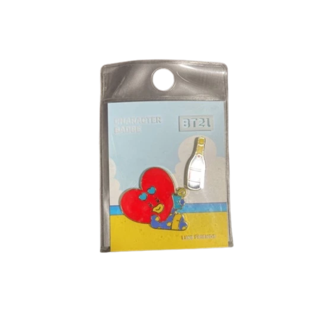 [MERCH] BT21 Summer Ver Metal Badge Set